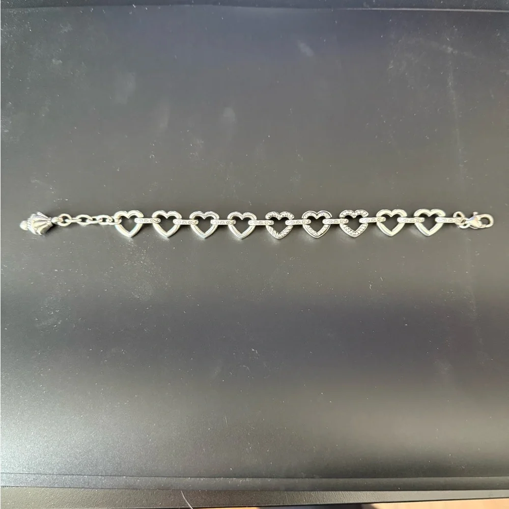Brighton Open Heart Silver Bracelet - Picture 4 of 4